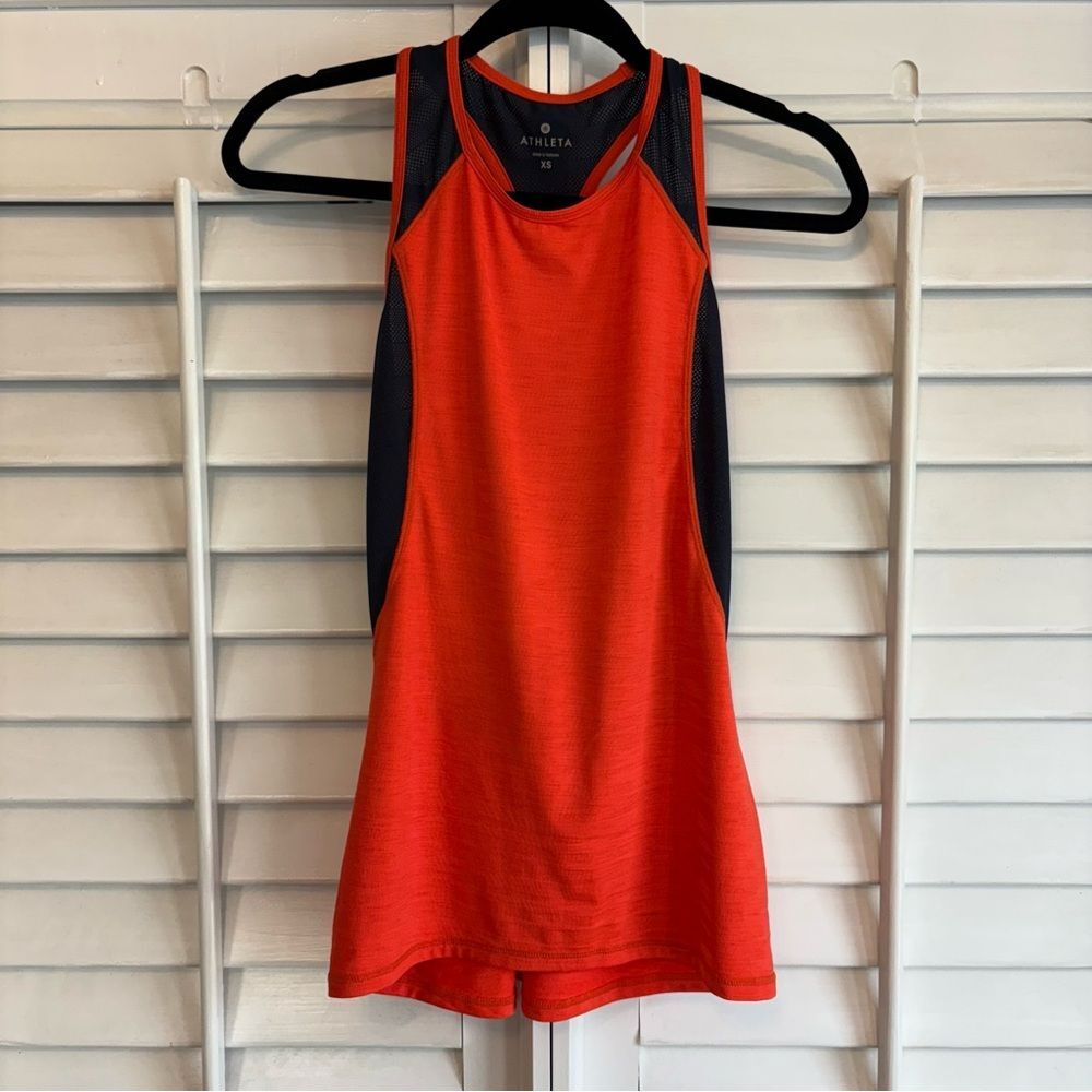 Athleta Orange Tank Top Size XS